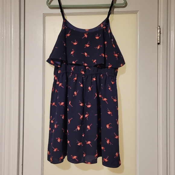 Elle flamingo sundress, size L - Picture 3 of 4